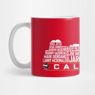 Calgary Hockey Team All Time Legends, Calgary City Skyline Mug